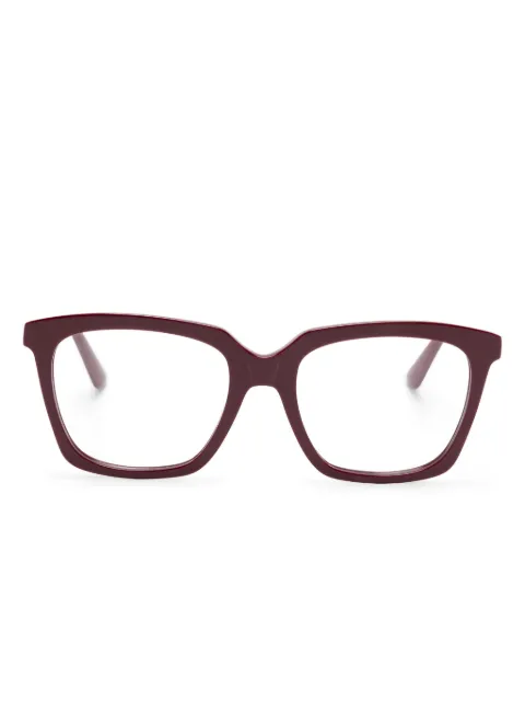 Alexander McQueen lentes con armazón cuadrada