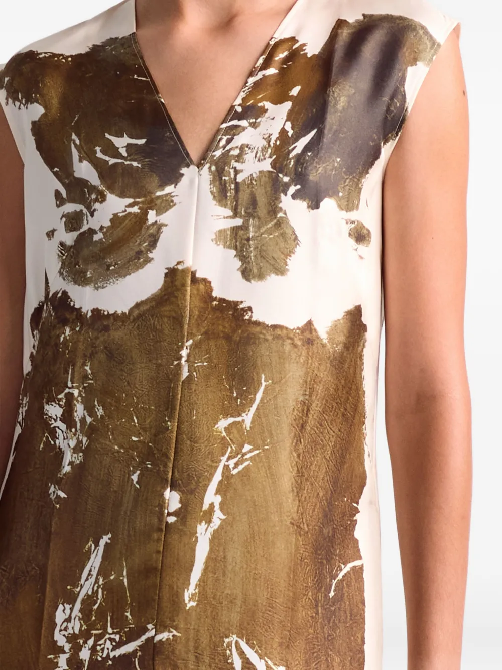 Altuzarra Cherie jurk Bruin