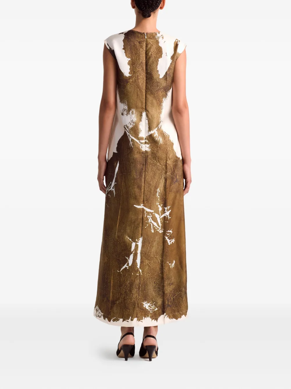 Altuzarra Cherie jurk Bruin