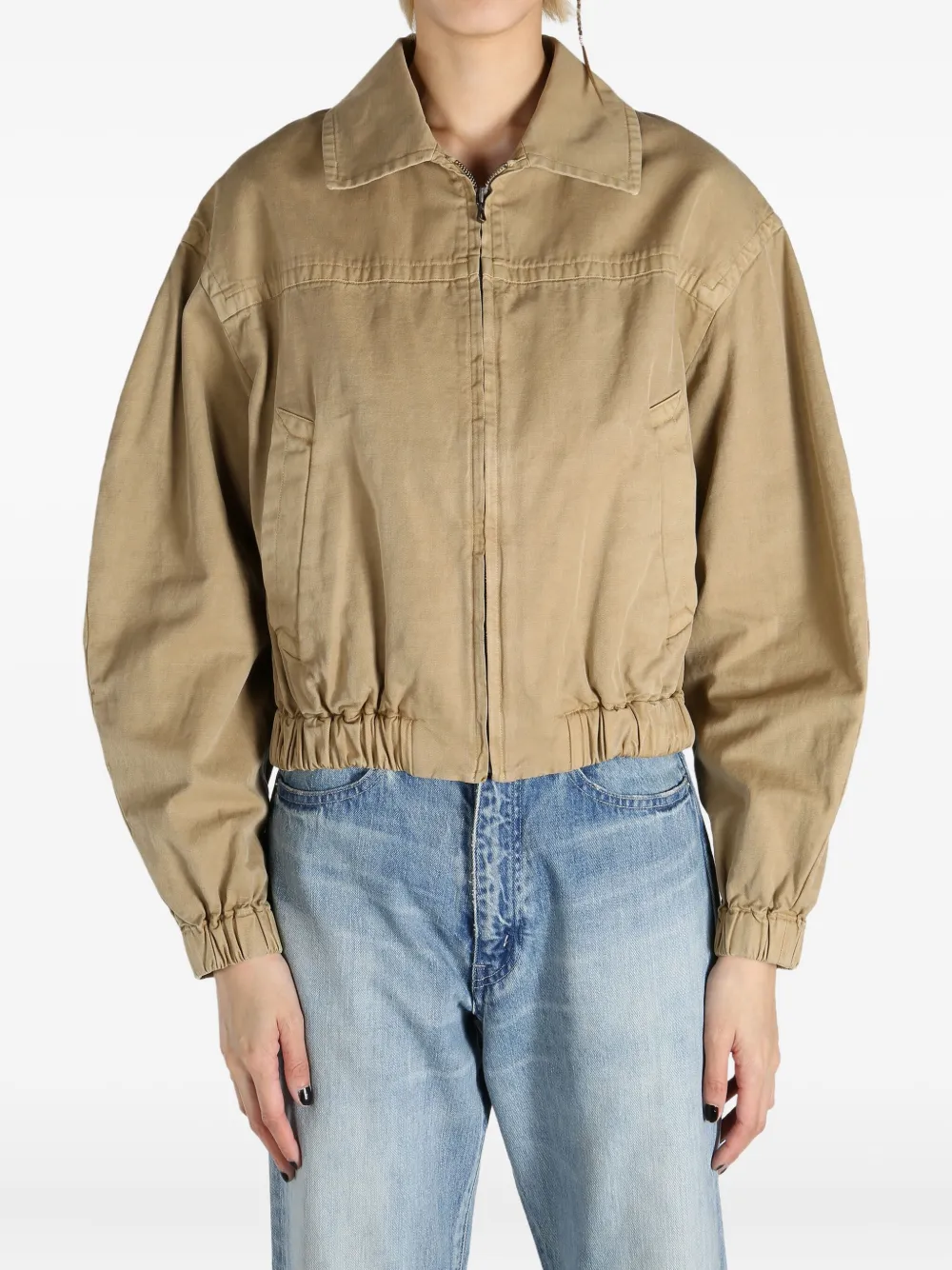 Auralee cotton jacket Beige