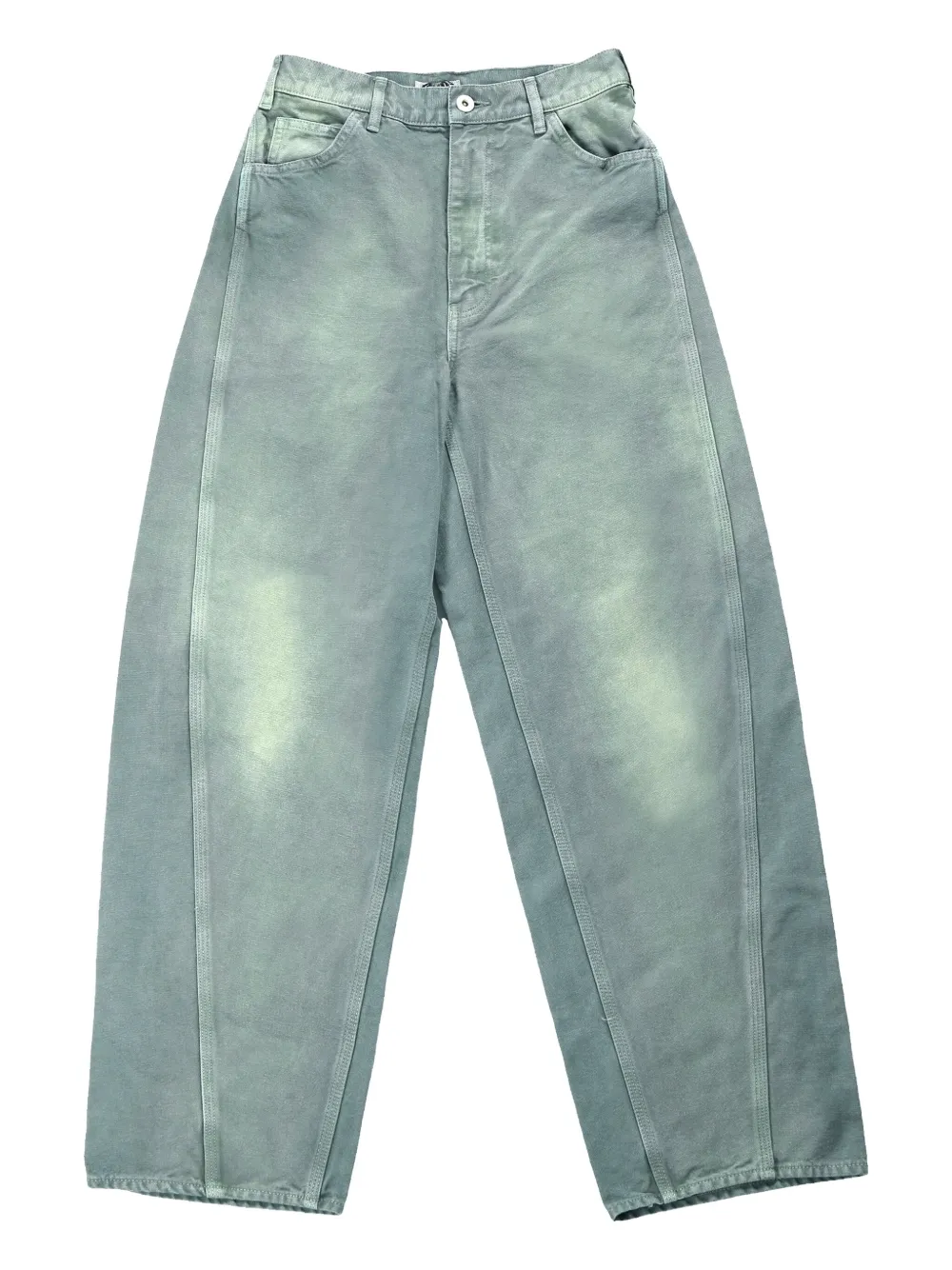 Auralee cotton tapered jeans - Verde
