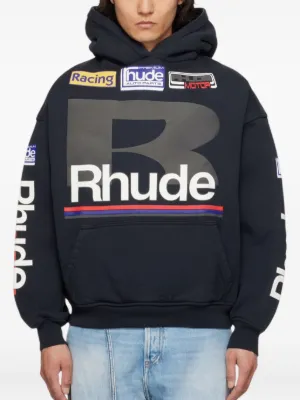RHUDE ロゴ Off Road パーカー PETROL PATCH HOODIE (MENS) – HIRSHLEIFERS