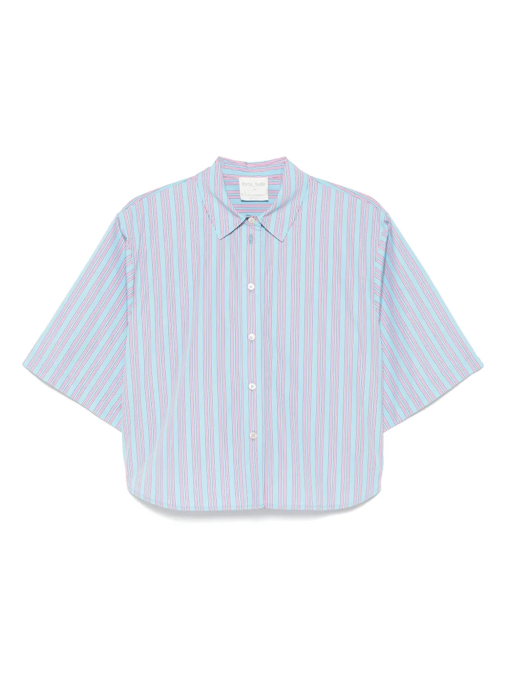 Forte Gestreept blouse Blauw