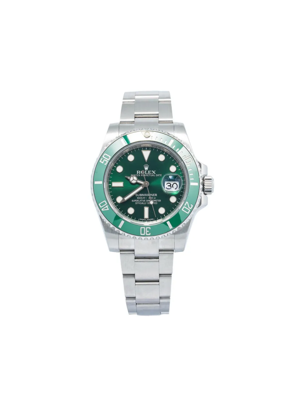 Rolex reloj Submariner Date de 40mm de archivo | verde | Image 1