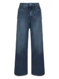 Chloé cropped bootcut jeans - Blue