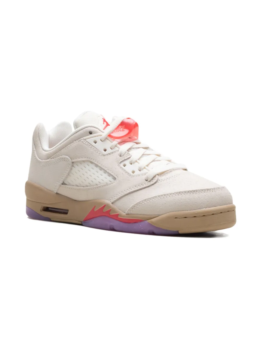Jordan Kids Air Jordan 5 " Pale Ivory Fusion Red Desert Rush Fuchsia White" sneakers Neutrals