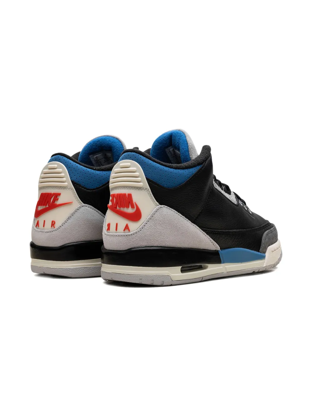 Jordan Kids Air Jordan 3 "Black Neutral Grey Military Blue Chile Red" sneakers