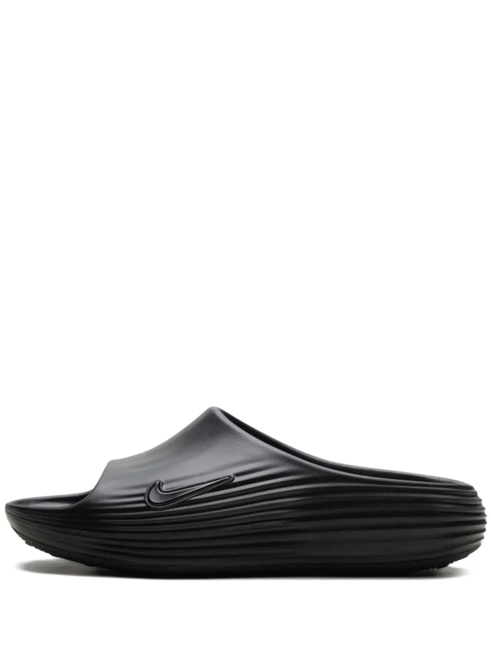 Nike ReactX Rejuven8 "Triple Black" slides
