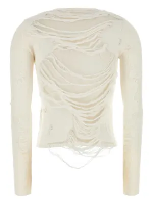 MM6◆ニット・セーター(薄手)/--/コットン/WHT// MM6 Maison Margiela | MUSTY NEW BLOG