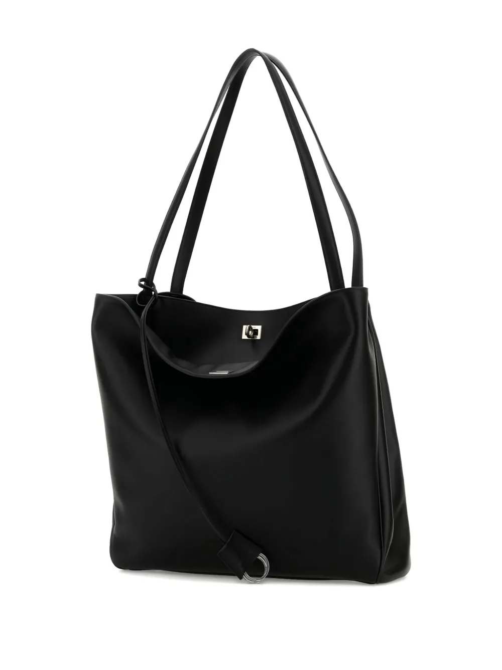 Balenciaga Rodeo leather tote bag 1000|Black