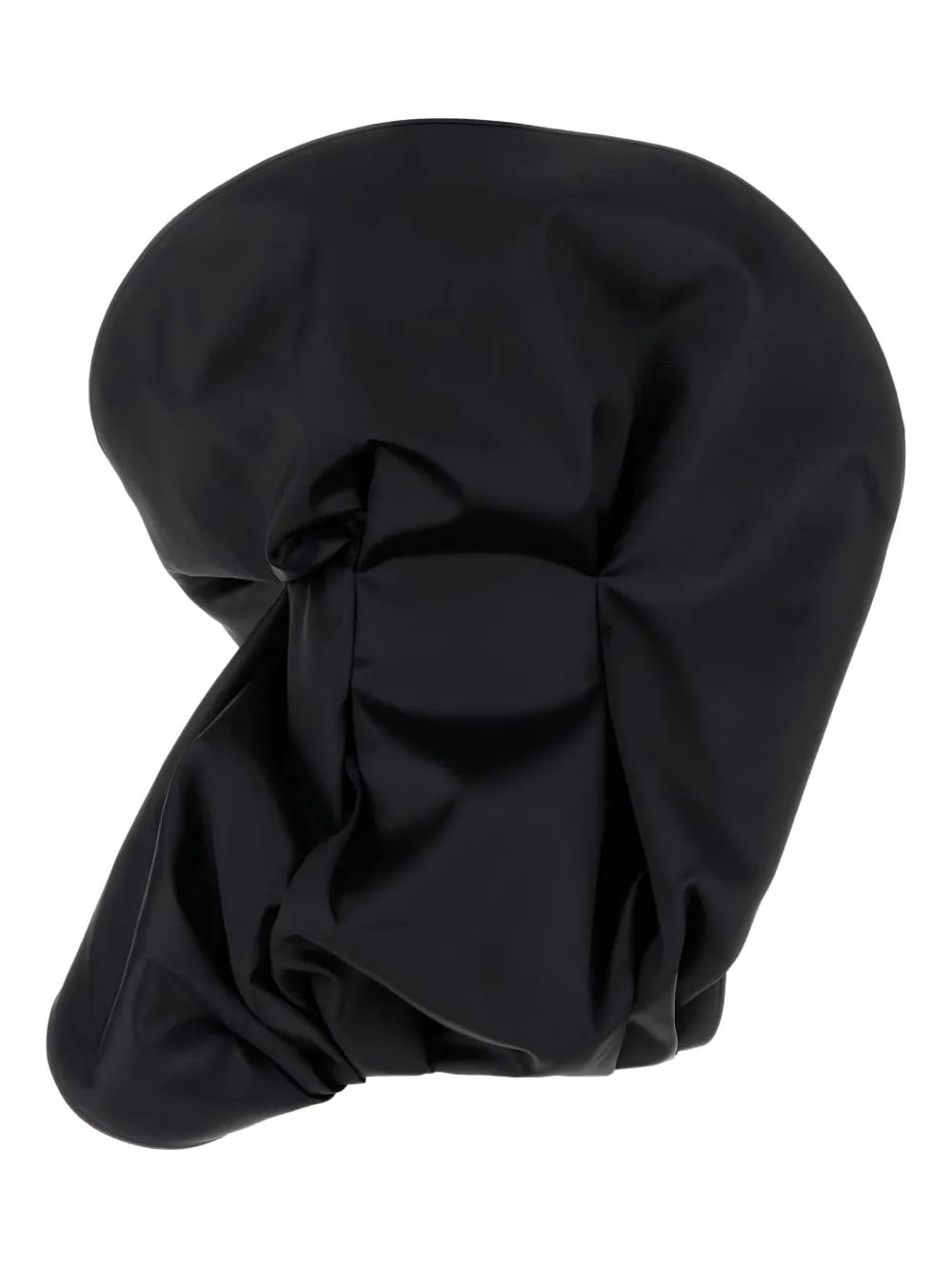 Magda Butrym robe courte en satin à design structuré | noir | Image 1