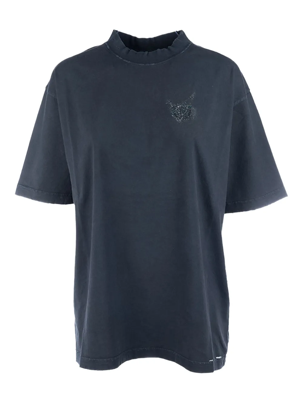 Balenciaga logo cotton t-shirt | Black | Image 1