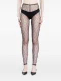 The Garment Dream lace-pattern leggings - Black