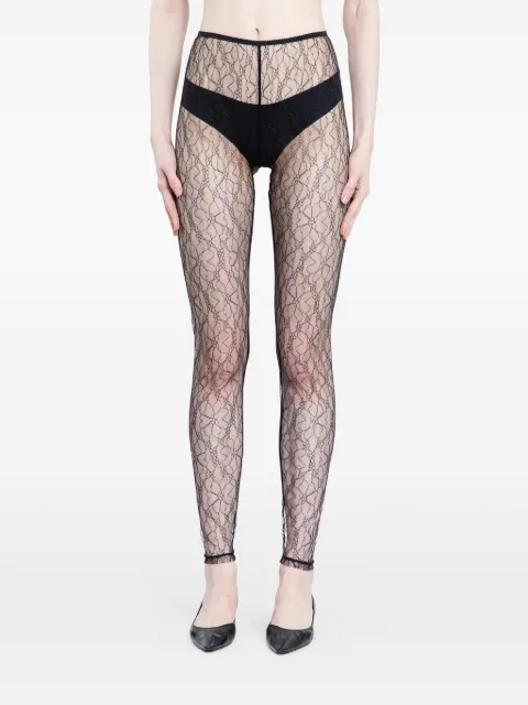 The Garment Dream lace-pattern leggings