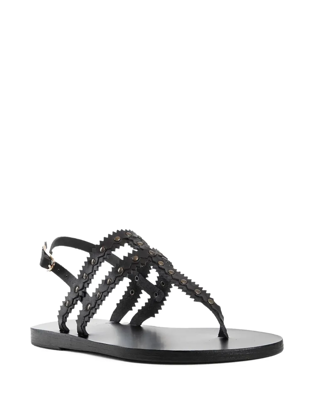 Ancient Greek Sandals Vesta studded sandals | Flat Sandals | Image 2