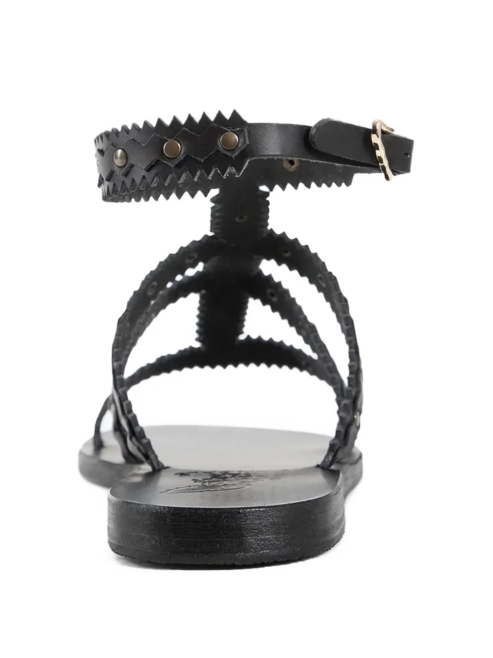 Ancient Greek Sandals Maska studded sandals Black