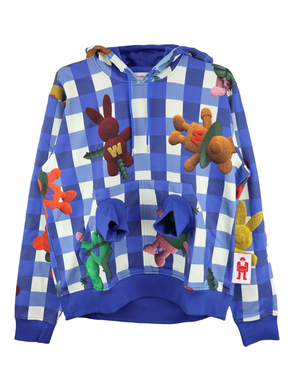 Walter Van Beirendonck hoodie estampada | azul | Image 1