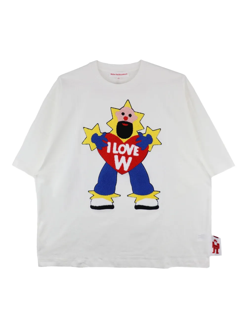 Walter Van Beirendonck playera I love W | blanco | Image 1