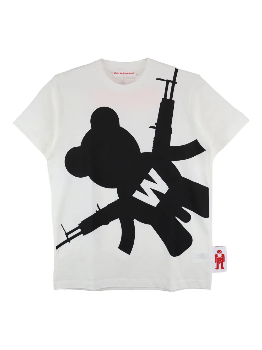 Walter Van Beirendonck playera Shadow Teddy | blanco | Image 1