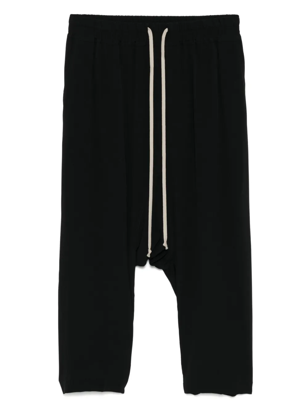 Rick Owens drawstring cropped trousers | Black | Image 1