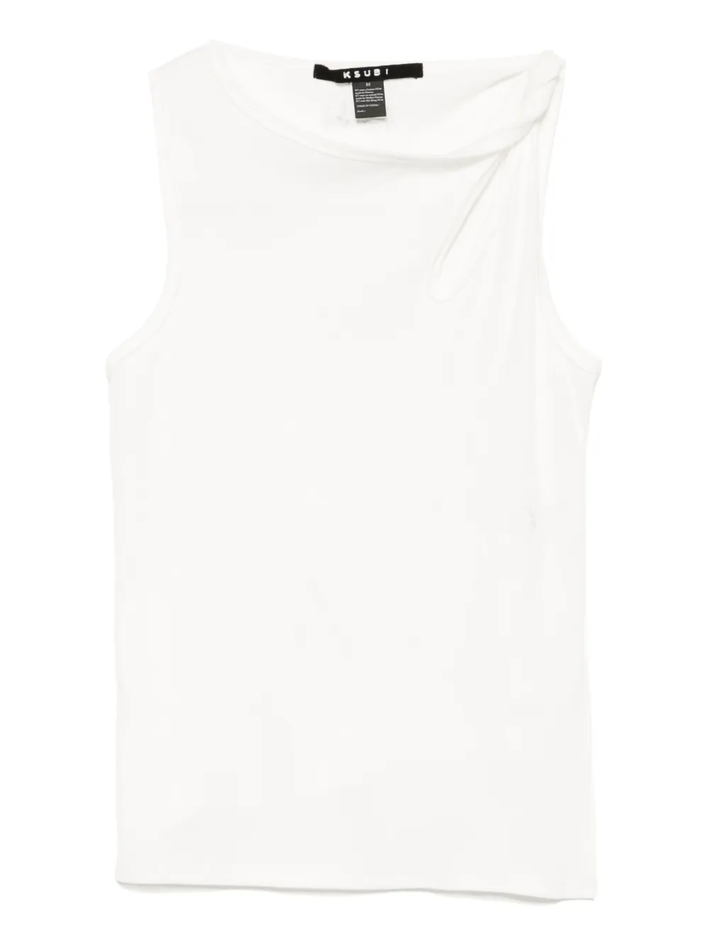 Ksubi twisted tank top | White | Image 1