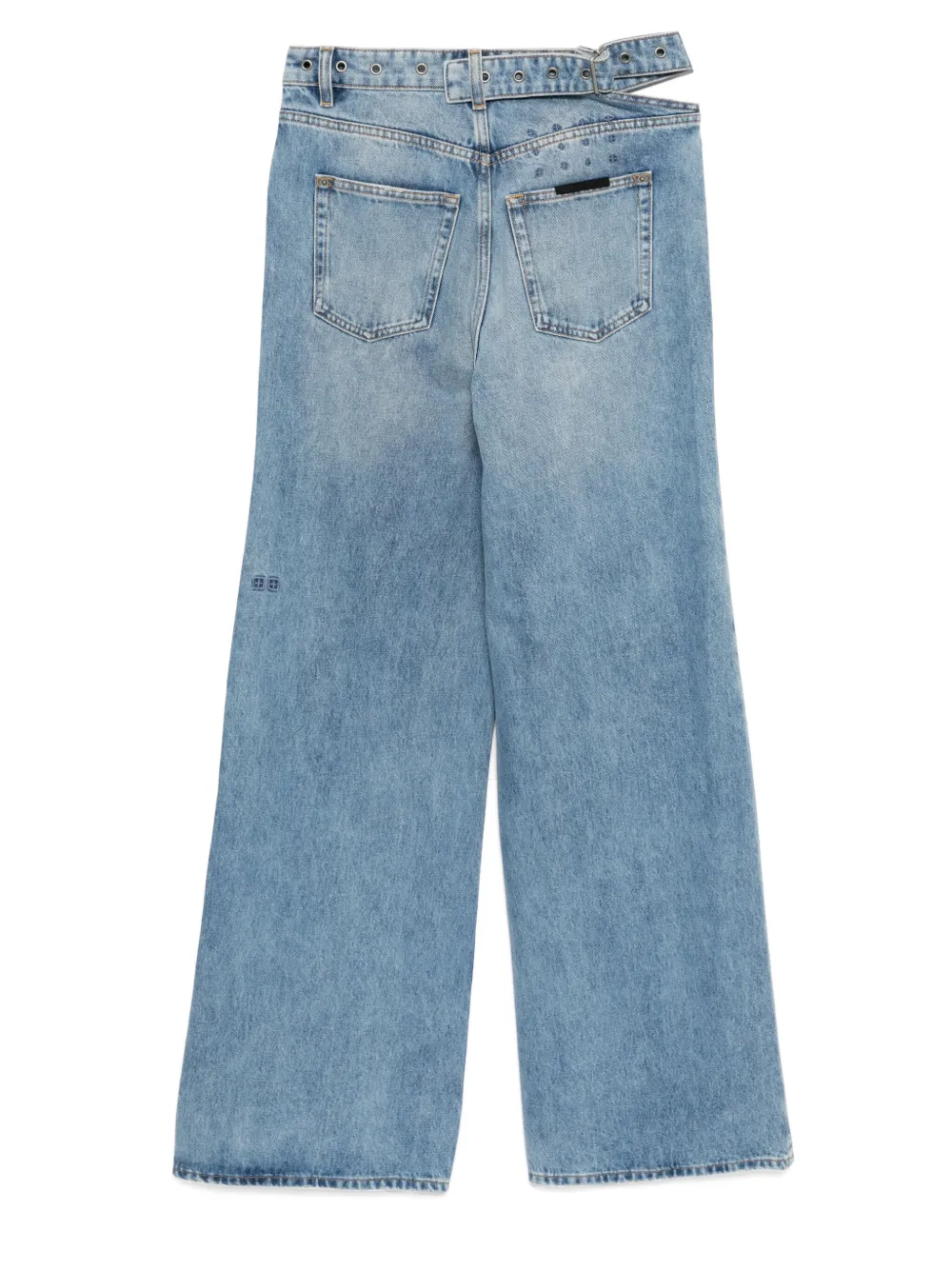 Ksubi Strider jeans met wijde pijpen - Blauw