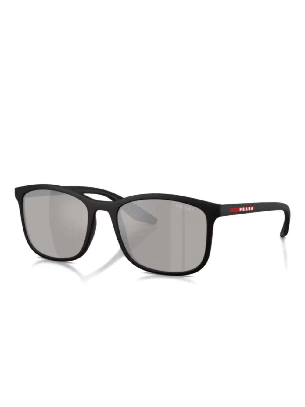 Prada Linea Rossa square-frame sunglasses Zwart