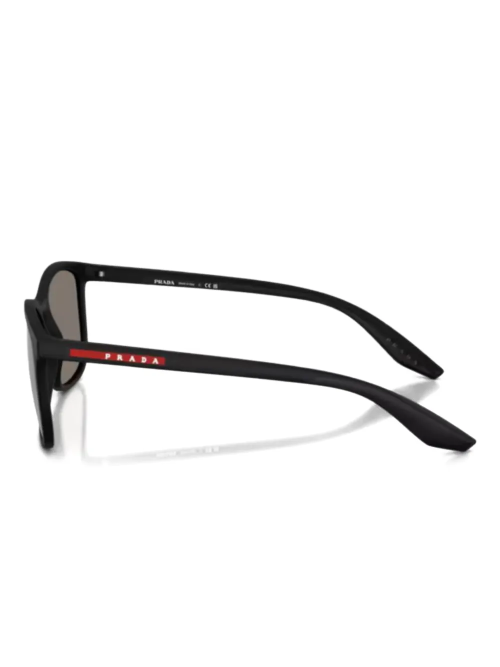 Prada Linea Rossa square-frame sunglasses Zwart