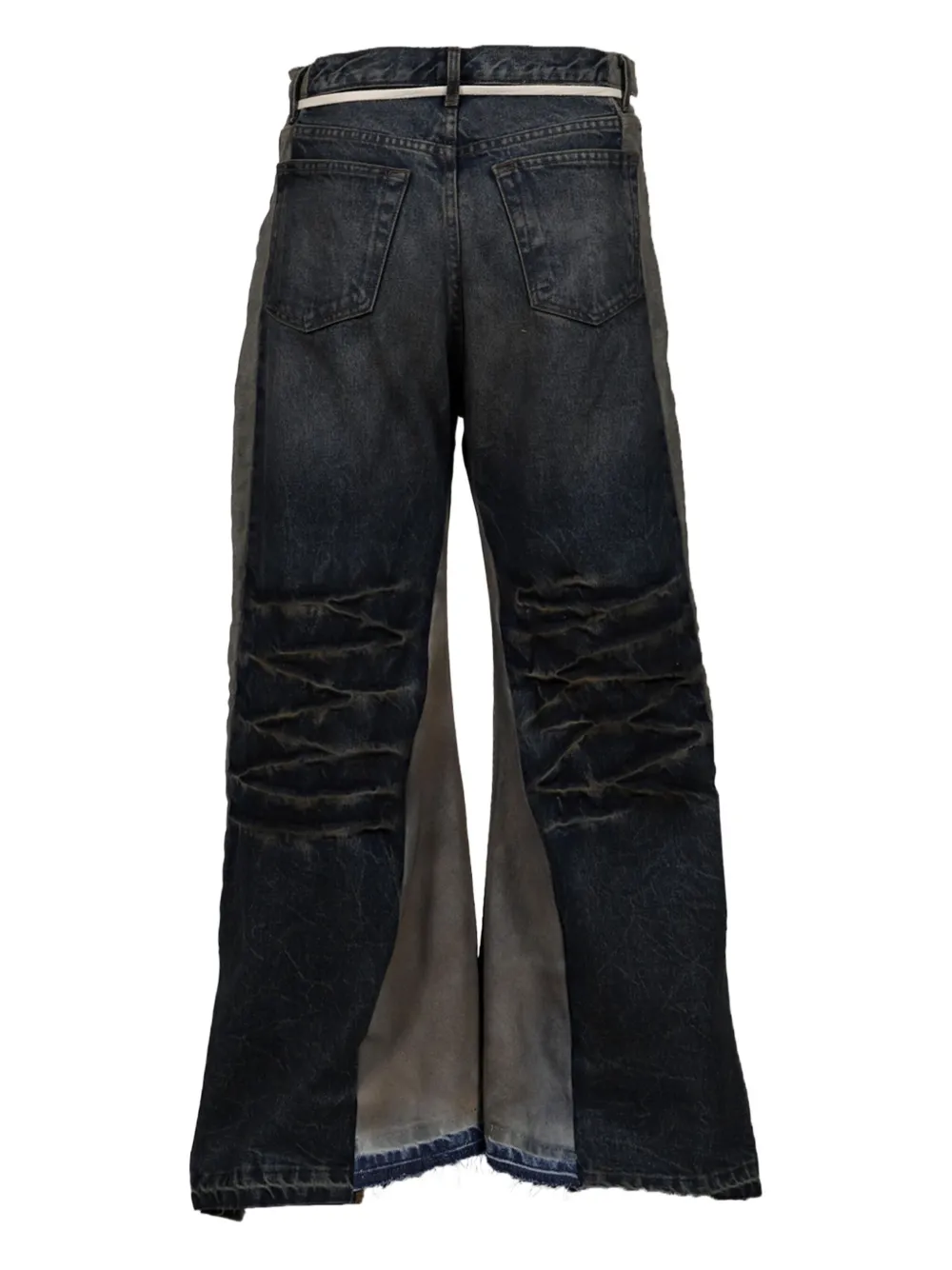 RRR123 Jeans met wijde pijpen - Blauw