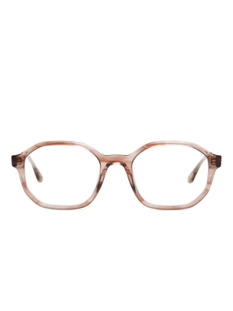 Peter & May Walk geometric-frame acetate glasses