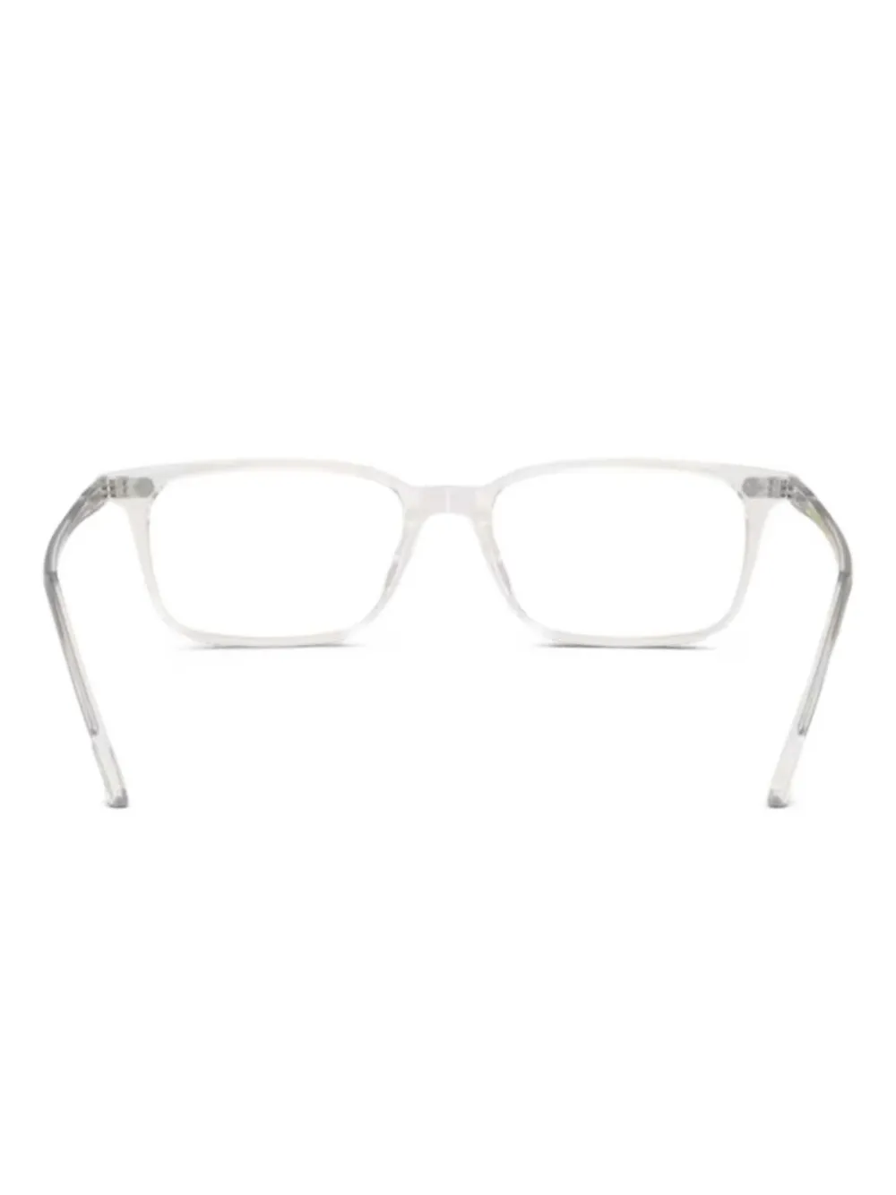 Oliver Peoples Bril met doorzichtig montuur Wit