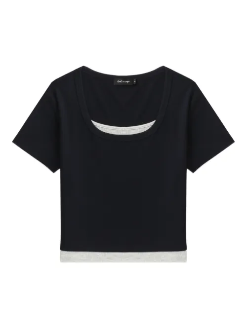 T-shirt en maille nervurée - tout a coup - Modalova