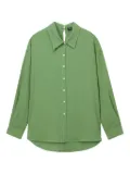 tout a coup collared button-up shirt - Green