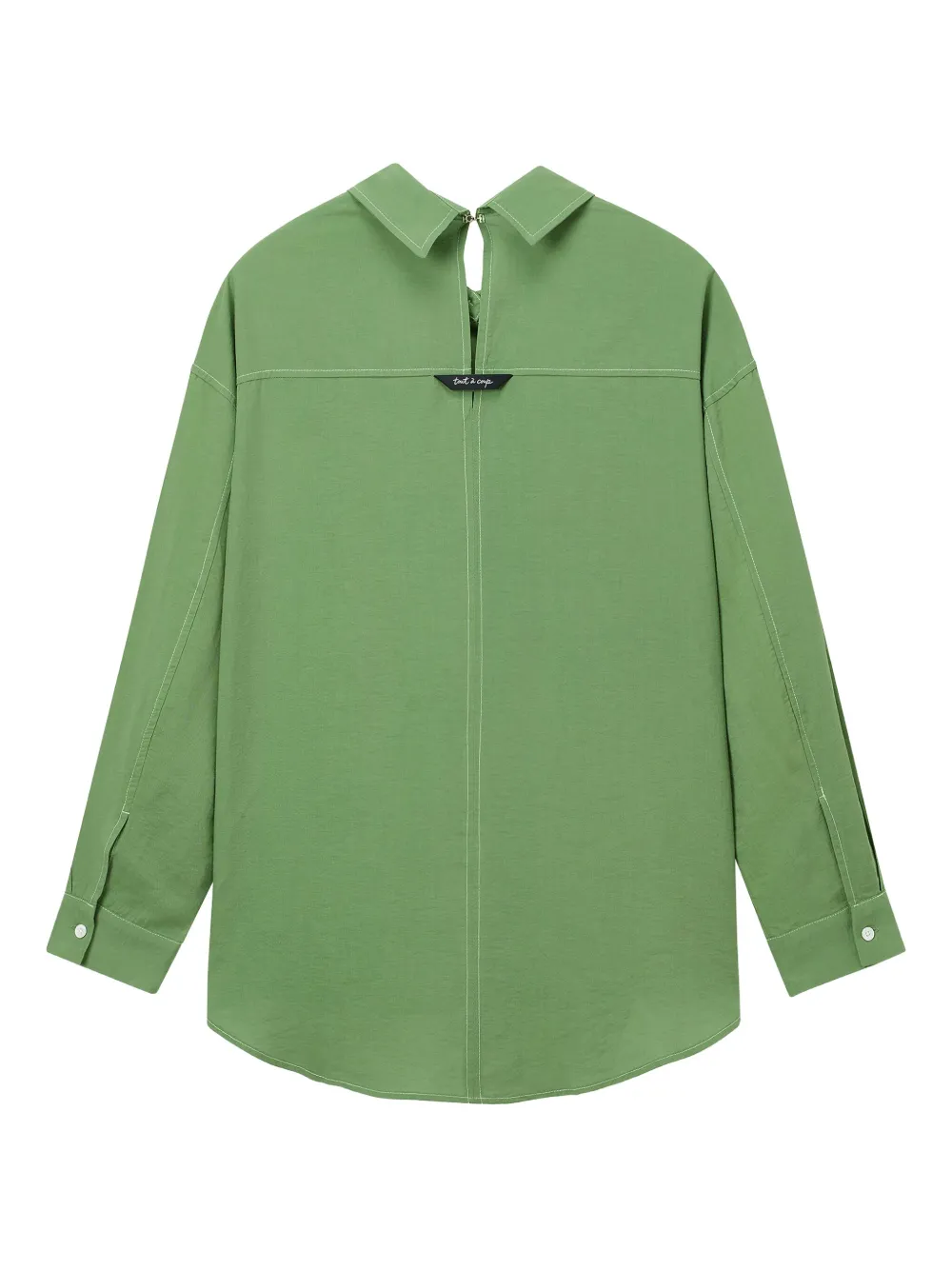 Tout a coup Button-up blouse - Groen