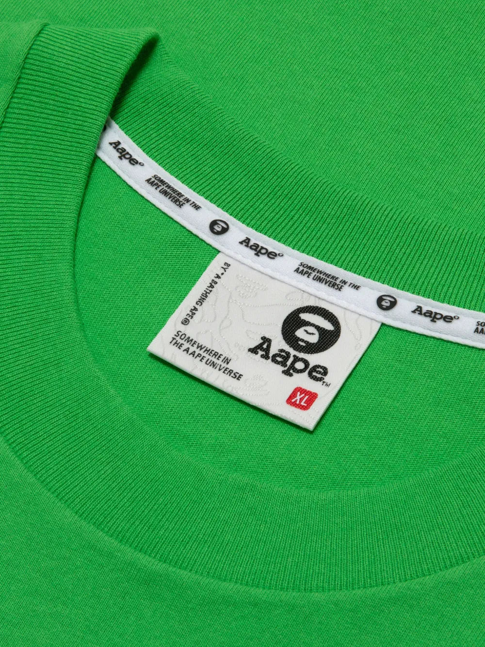 AAPE BY *A BATHING APE T-shirt met grafische print Groen