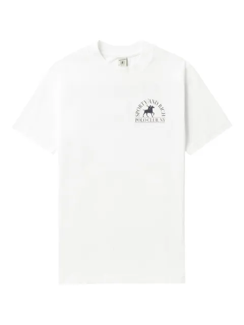 Sporty & Rich T-Shirt mit Logo-Print