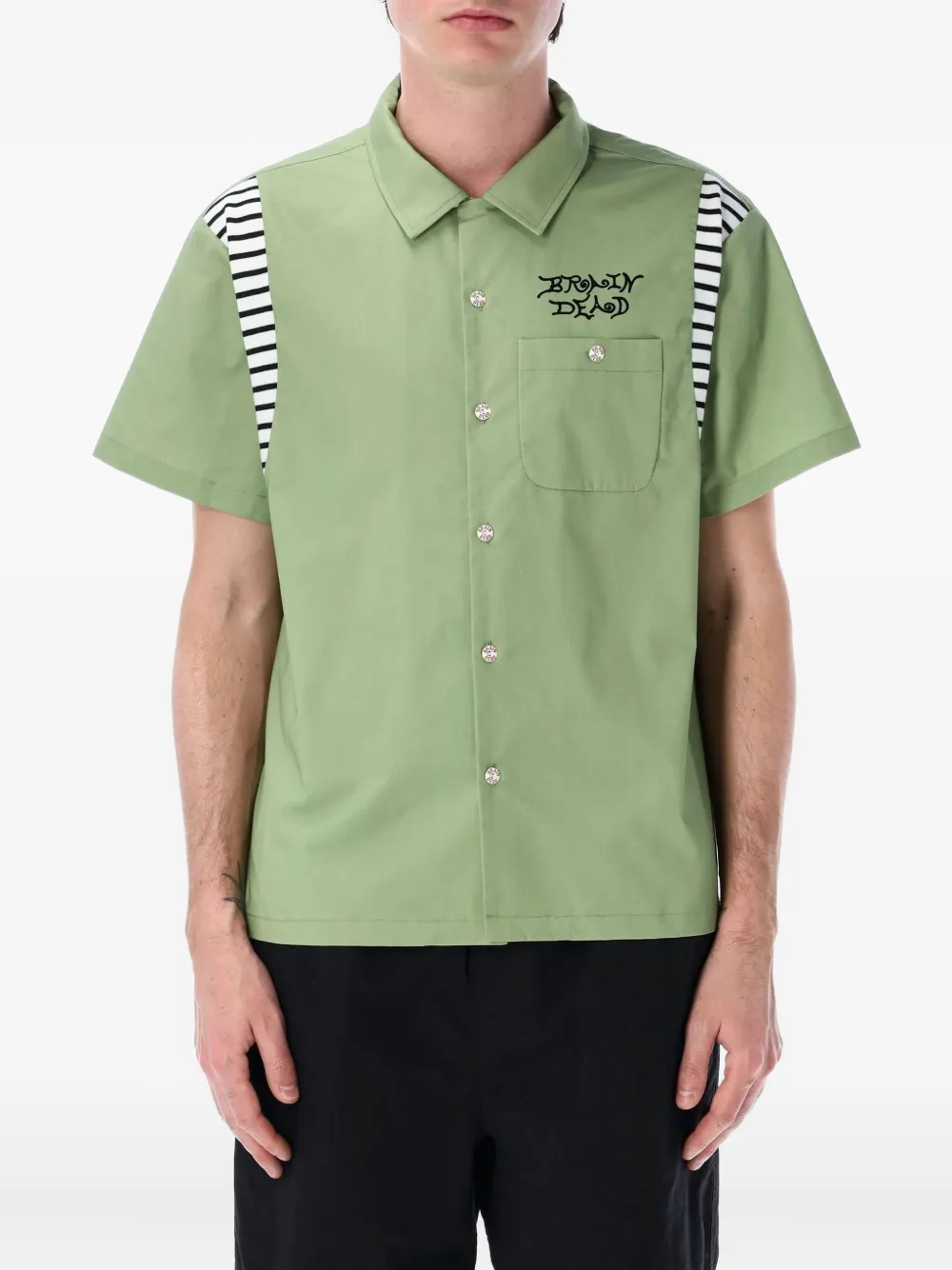 Brain Dead camisa bowling Cobra | verde | Image 1