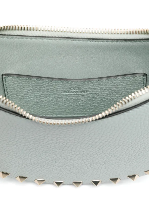 関税込★Valentino★ロックスタッズ ミニホーボーバッグ ロックスタッズ グレインカーフスキン ミニ ホーボーバッグ for