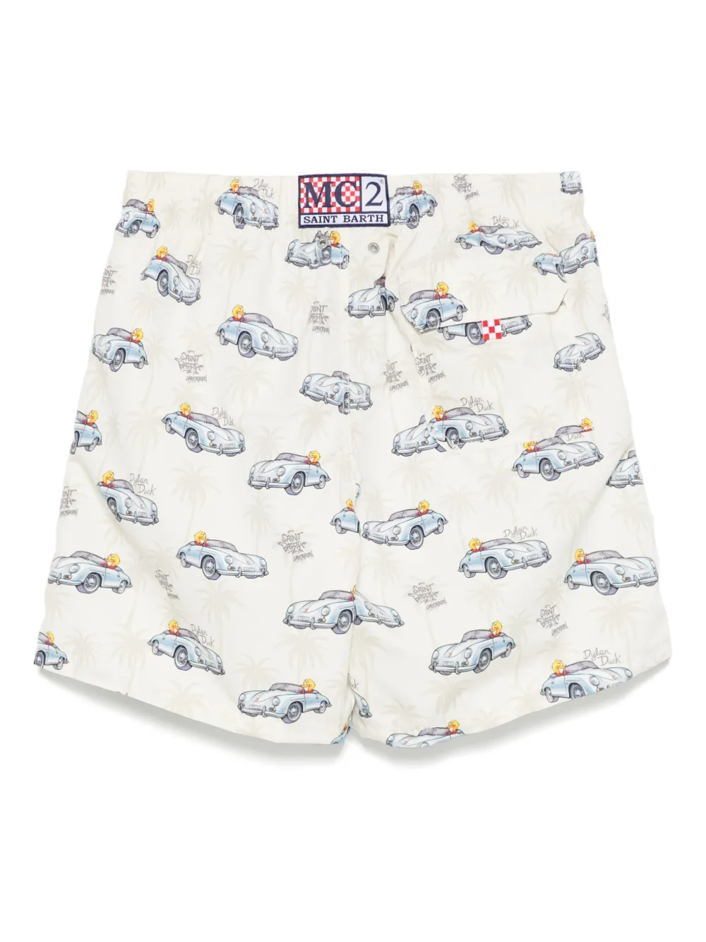 MC2 Saint Barth shorts de playa "Ready To Smile" Gustavia en colaboración con Crypto Puppets | Shorts de playa | Image 2