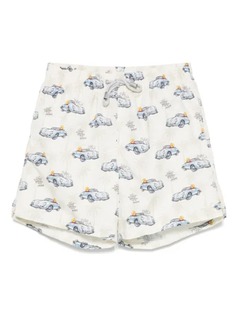 MC2 Saint Barth x Crypto Puppets "Ready To Smile" Gustavia swim shorts