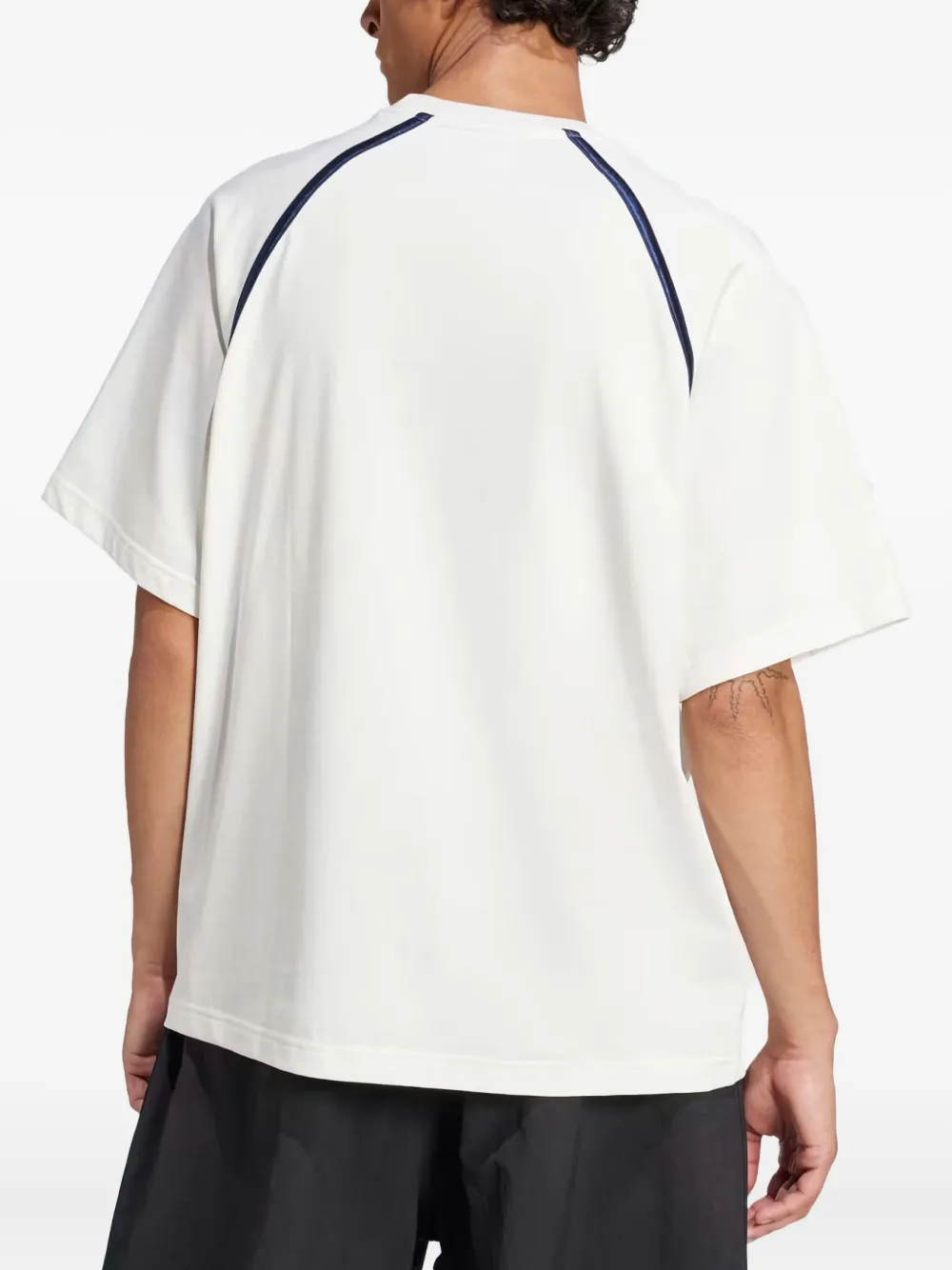 adidas Katoenen T-shirt met logoprint Wit