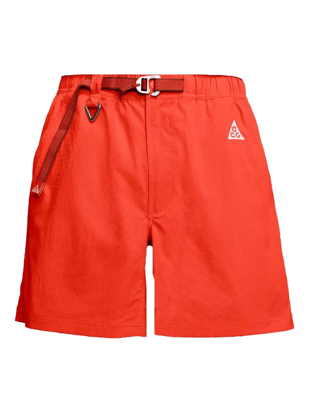 Nike graphic-print shorts | Orange | Image 1