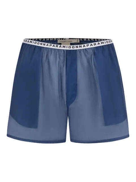 PARAMIDONNA Shorts semi trasparenti