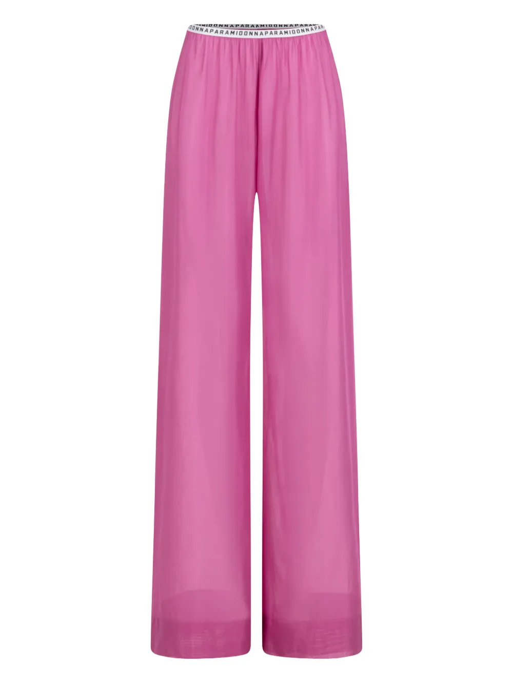 PARAMIDONNA pantalon ample à effet de transparence | rose | Image 1