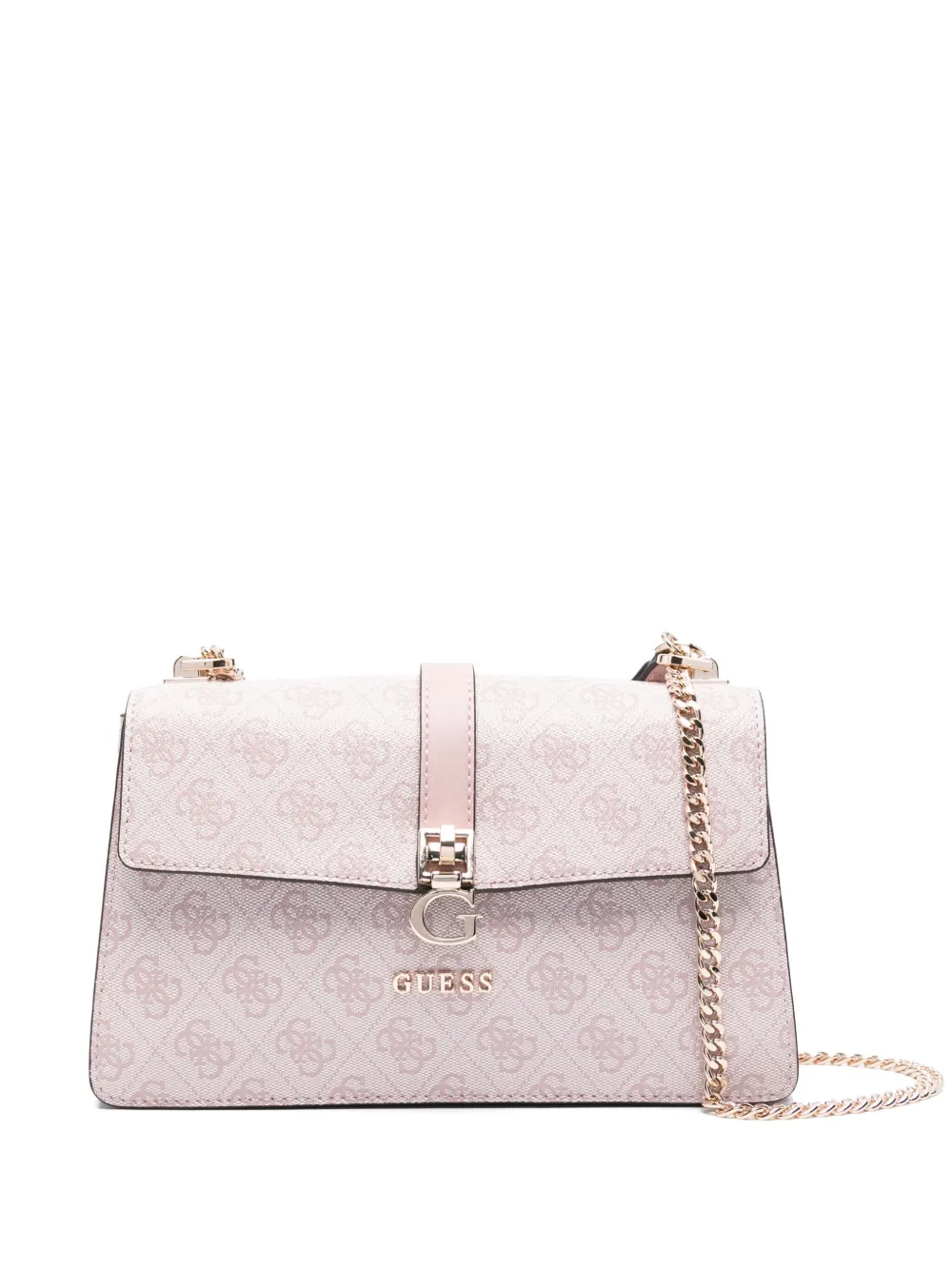 GUESS USA Zamira schoudertas Roze