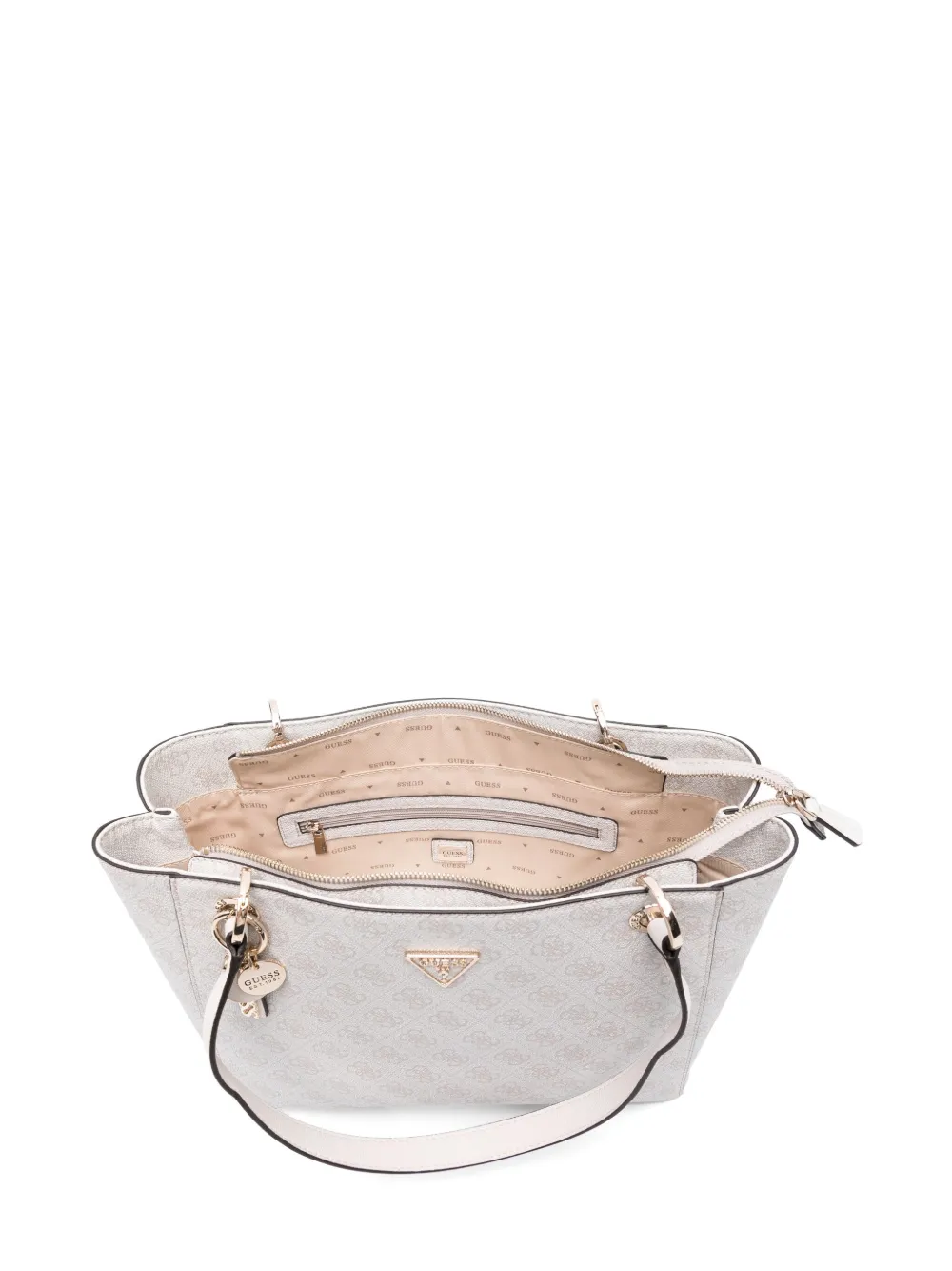 GUESS USA Noelle schoudertas Beige