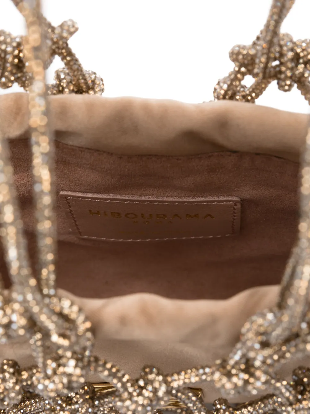 Hibourama Carrie Mini Bag In Gold