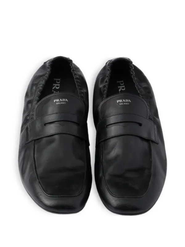 Prada Shuffle Loafers | Black | FARFETCH JO