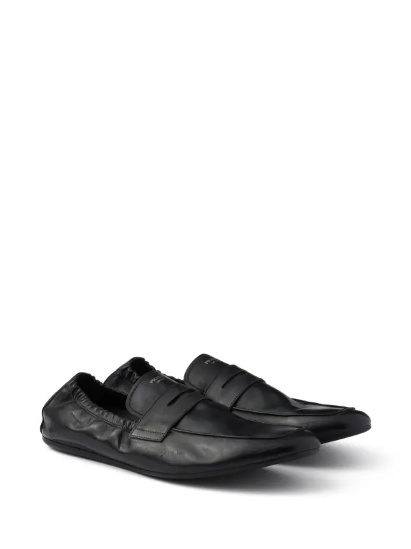 Prada Shuffle Loafers | Black | FARFETCH JO