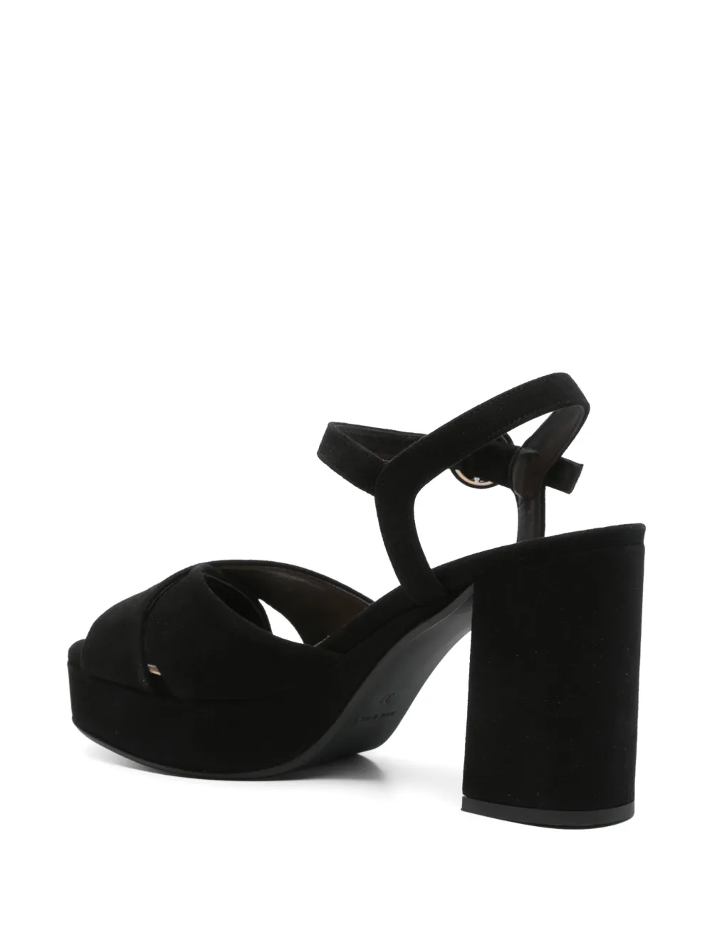 Julie Dee 90mm suede sandals Black